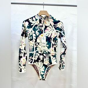 Medium Maaji women’s reversible surf one piece.